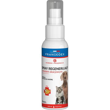 Diverse petshop ZOLUX FRANCODEX Spray regenerujący skórę z miodem akacjowym dla psów i kotów 100 ml