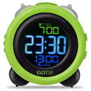 GOTIE GOTIE GBE-300Z alarm clock Digital alarm clock Black, Green