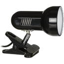 Activejet Activejet Clip-on desk lamp, black, metal, E27 thread