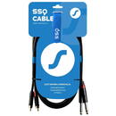 SOUND STATION QUALITY (SSQ) SSQ RCAJM1 SS-1427 Cable 2x RCA - 2x Jack Mono 6,3 mm 1 m Black