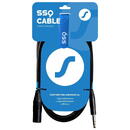 SSQ JSXM10 SS-1462 Cable Jack Stereo - XLR 3-pin Male 10 m Black