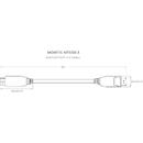 MONTIS Montis Kabel DisplayPort v1.4 MT038-3 3 m Black, Silver
