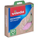 VILEDA Cleaning Cloth Vileda Microfibre 100% Recycled 3 pcs.