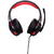 Casti Gembird GHS-U-5.1-01 headphones/headset Wired Head-band Gaming Black, Red
