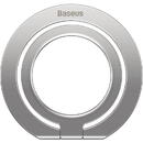 Baseus Suport universal pentru telefon Halo Metal Ring, Magnetic, Silver