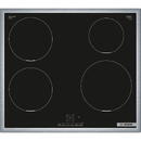 Bosch PIE645BB5E Induction Hob, Number of burners/cooking zones 4, Silver Frame, Width 60 cm, Black