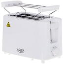 Adler AD 3223 Toaster 2 slices, White