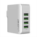 Ldnio Wall charger LDNIO 4403, 4x USB, 22W (white)