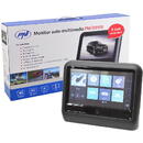 PNI Monitor auto multimedia PNI DB900 negru cu ecran tactil de 9 inch, DVD player, slot card SD si USB, aplicabil pe tetiera
