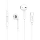 Vipfan Vipfan M14 wired in-ear headphones, USB-C, 1.1m (white)