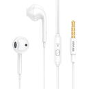 Vipfan Vipfan M15 wired in-ear headphones, 3.5mm jack, 1m (white)
