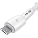 Vipfan USB to Micro USB cable Vipfan Racing X05, 3A, 1m (white)