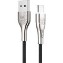 Vipfan USB to USB-C cable Vipfan Fingerprint Touch Z04, 3A, 1.2m (black)