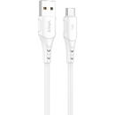 Vipfan USB to USB-C cable Vipfan Colorful X12, 3A, 1m (white)