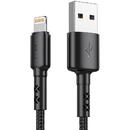 Vipfan USB to Lightning cable Vipfan X02, 3A, 1.2m (black)