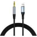 Vipfan L05 Lightning to mini jack 3.5mm AUX cable, 1m (gray)
