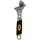 Deli Tools Adjustable Wrench with Plastic Handler Deli Tools EDL30108, 8" (silver)