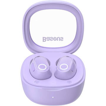Wireless headphones Baseus Bowie WM02 TWS, Bluetooth 5.0 (Violet)