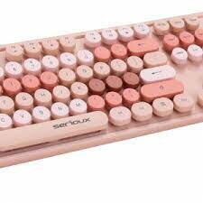 Tastatura KIT SERIOUX WIRELESS RETRO 9900BR