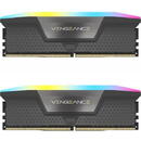 Kit Memorie Vengeance RGB AMD EXPO 64GB 5200MHz Dual Channel Grey