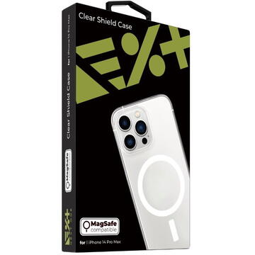 Husa Next One Husa Shield iPhone 14 Pro Max, MagSafe, Clear