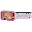 Alpina Alpina Junior Piney Rose-Rose Winter Sports Goggles Pink Unisex