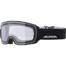 Alpina Alpina Sports NAKISKA winter sport goggles Black Unisex Transparent Cylindrical(flat) lens