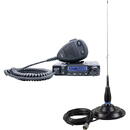 Pachet Statie radio CB PNI Escort HP 6500 ASQ + Antena CB PNI ML145 cu magnet