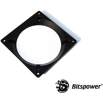 Bitspower FAN ADAPTER 140mm auf 120mm - black