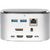 DIGITUS 11-Port USB-C Docking Station, Docking Station (silver / black)