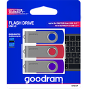 GOODRAM UTS3-0640MXR11-3P 64GB USB 3.0 albastru/violet/roșu