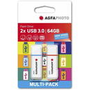 AgfaPhoto AgfaPhoto USB 3.2 Gen 1     64GB Color Mix MP2