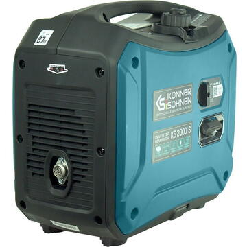 Generator curent digital insonorizat KÖNNER & SÖHNEN KS 2000i S , benzina, 2.0 kW, inverter, protectie suprasarcina