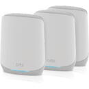 Orbi WiFi 6 Tri-Band Mesh System Set of 3, Mesh Router (white)