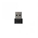 Logitech 989-000982, USB-A male - USB-C female, Black