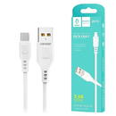 DENMEN DENMEN D01T USB cable USB - Micro 2,4A 1M White