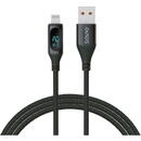 SAVIO SAVIO USB - Lightning cable with display, CL-173, 1 m, black