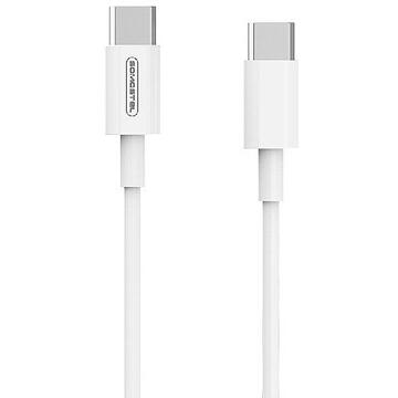 CABLE USB TYP-C 5A 18W SOMOSTEL WHITE 5000mAh POWER DELIVERY 1.2M PD SMS-BT10 FAST USB-C TO USB-C PD TYP-C