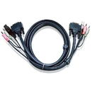 Aten I/O ACC CABLE USB DVI KVM 5M/2L-7D05U ATEN