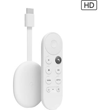 Chromecast (2022) Google TV (HD) Snow Alb
