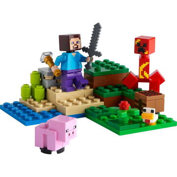 LEGO Minecraft - Ambuscada Creeper™ 21177, 72 piese