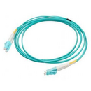Patch cord | FO | 2 metri | LSZH | Aqua | LANmark | Multimode OM3 | Duplex LC-LC | SLimflex