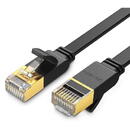 UGREEN PATCH CORD U/FTP Ugreen Cat7, "NW106" fire din cupru, flat cable, viteza maxima 10 Gbps, 2m, negru "11261" (include TV 0.06 lei) - 6957303882618
