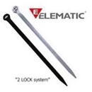 Elematic Brida plastic 2-LOCK 2,5 x 100 black (100buc) - ELEMATIC, "1303"