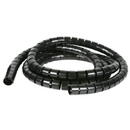 Organizator spiralat cabluri 4 - 20mm, black, (25m) -ELEMATIC, 