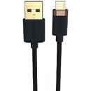 DURACELL Duracell USB cable for Micro-USB 1m (Black)