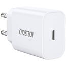 choetech Choetech Q5004 EU USB-C mains charger, 20W (white)