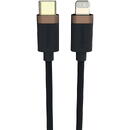 DURACELL Duracell USB-C cable for Lightning 1m (Black)