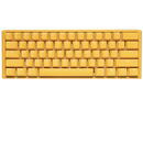 One 3 Yellow Mini Gaming Keyboard, Cherry MX Red, RGB LED,  Layout US