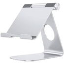 OMOTON Tablet Stand Holder Adjustable (Silver)